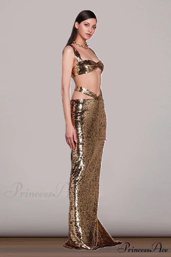 Cleopatra Two Stylish Piece Gown - Image 3