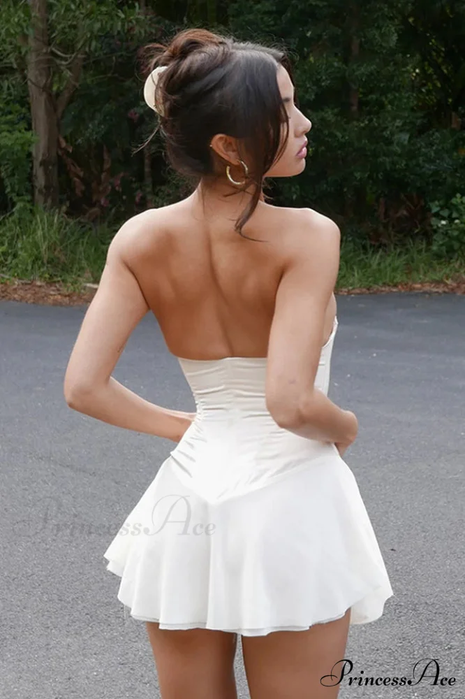 Jacqueline Strapless Stylish Corset Mini Dress - Image 6