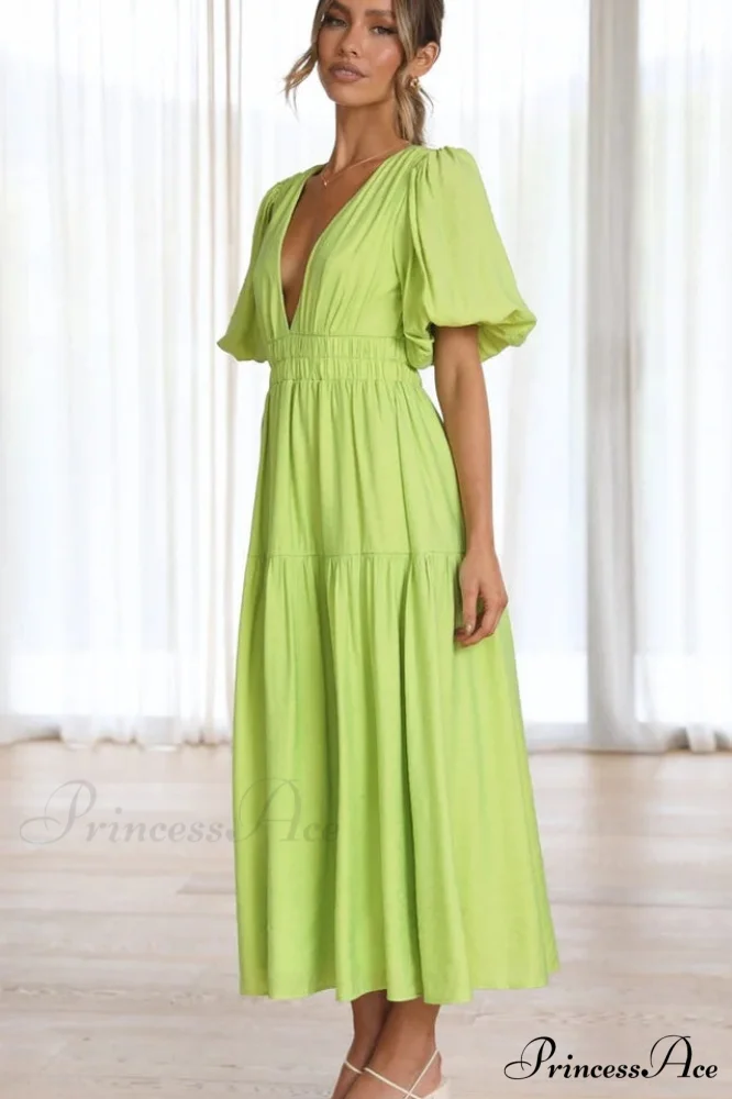 Erin Elegant Midi Dress - Image 23
