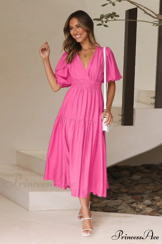 Erin Elegant Midi Dress - Image 3
