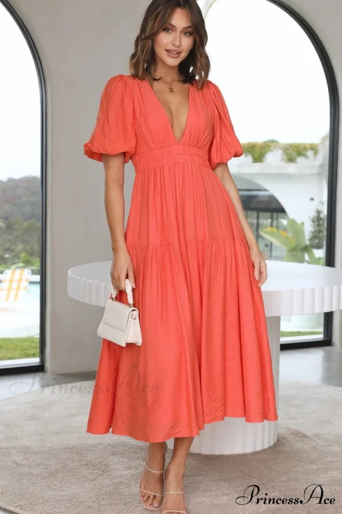 Erin Elegant Midi Dress - Image 33
