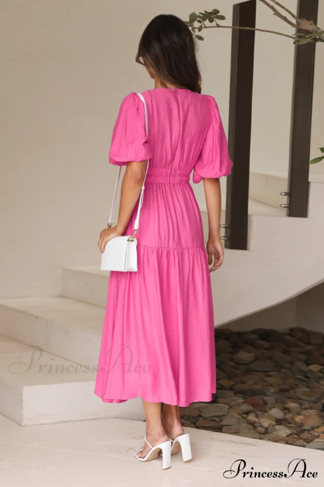 Erin Elegant Midi Dress - Image 4