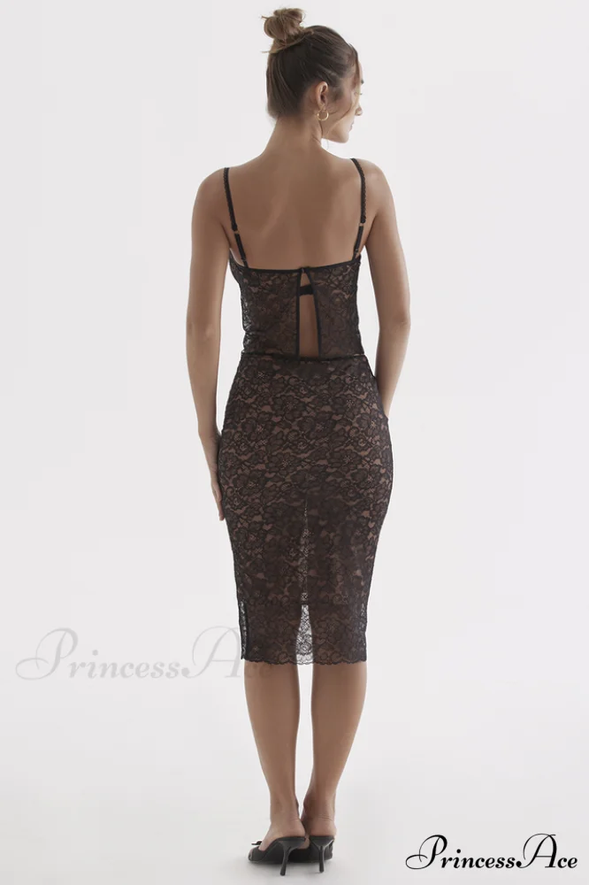 Jacinta Lace Camisole Top Graceful + Midi Skirt Set - Image 7