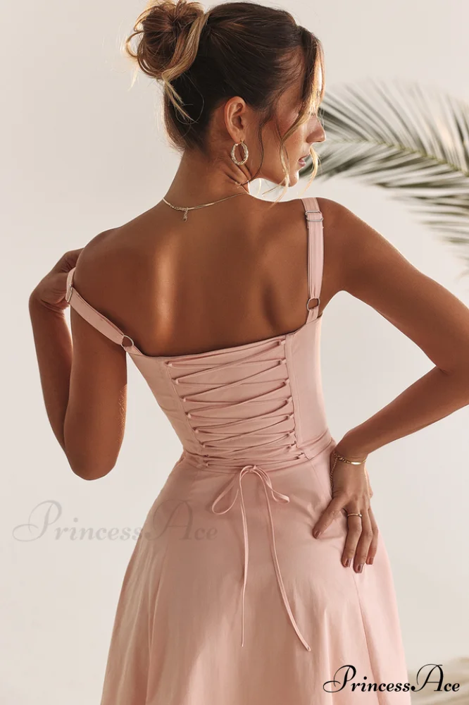 Carmen Pink Stylish Tunic Sundress - Image 10