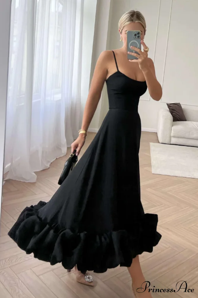 Flounce Bustier Stylish Midi Dress - Image 16