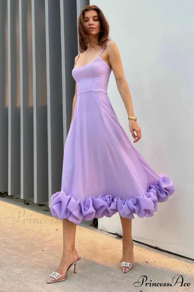 Flounce Bustier Stylish Midi Dress - Image 3