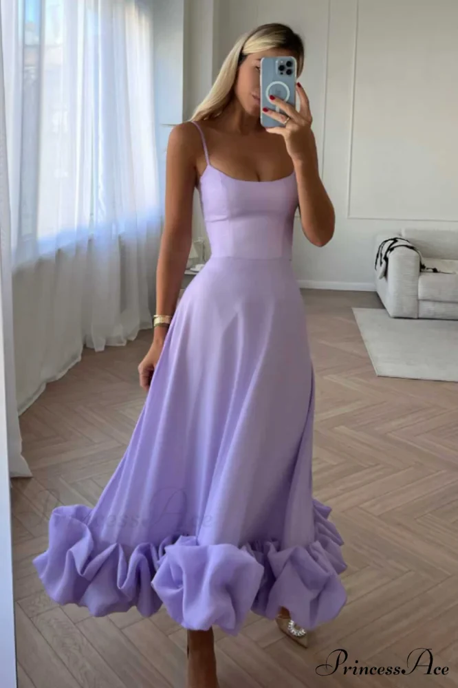 Flounce Bustier Stylish Midi Dress - Image 4