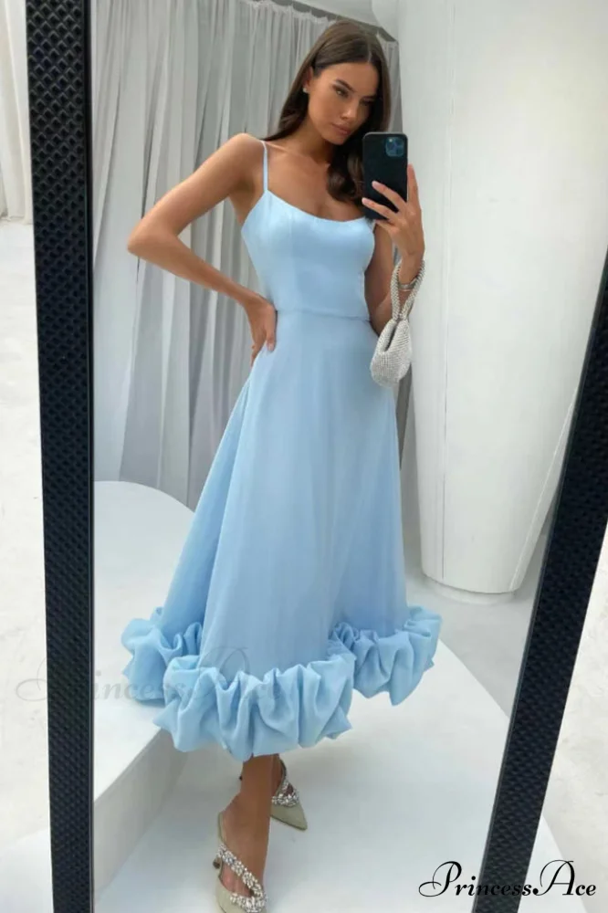 Flounce Bustier Stylish Midi Dress - Image 7