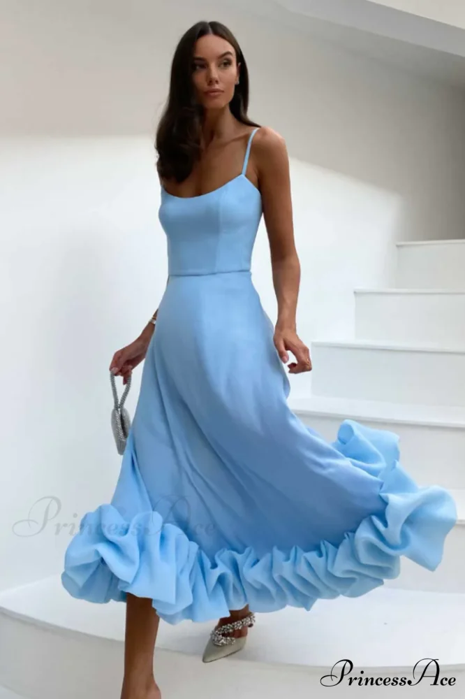 Flounce Bustier Stylish Midi Dress - Image 8