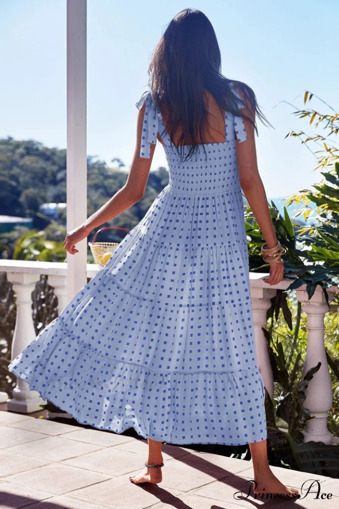 Katie Smocked Stylish Maxi Dress - Image 11