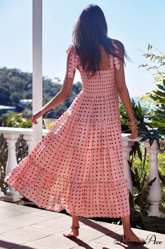Katie Smocked Stylish Maxi Dress - Image 6