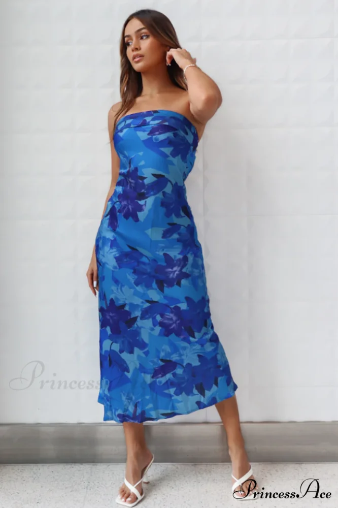 Kyra Satin Stylish Midi Dress - Image 16