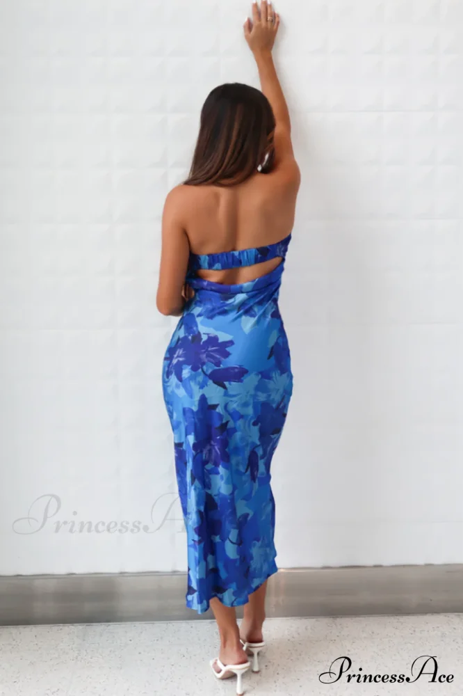 Kyra Satin Stylish Midi Dress - Image 19