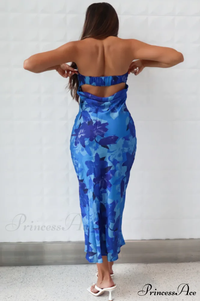 Kyra Satin Stylish Midi Dress - Image 20