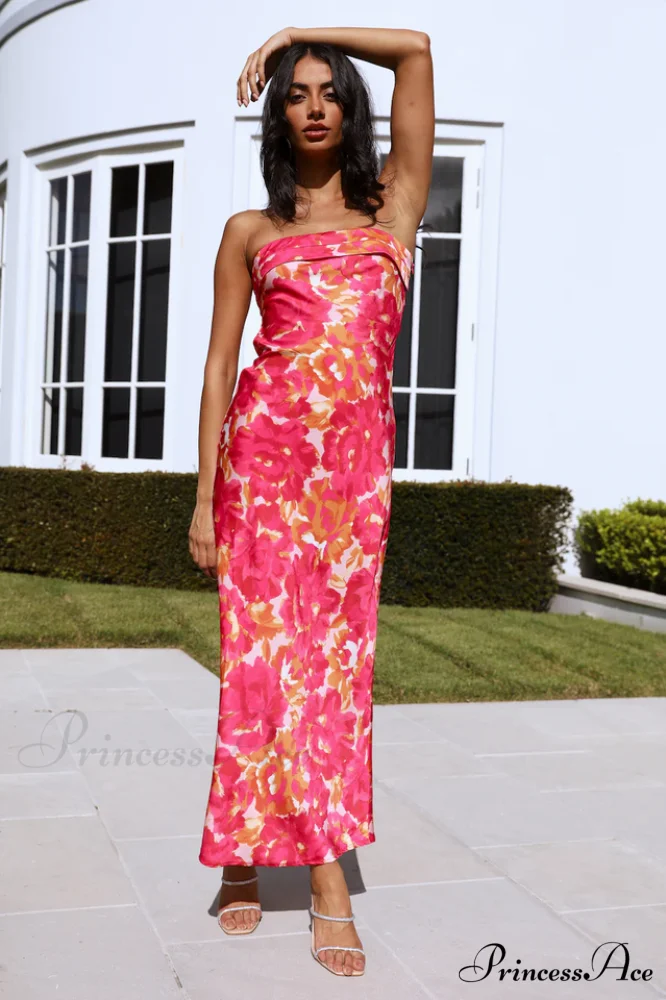 Kyra Satin Stylish Midi Dress - Image 22