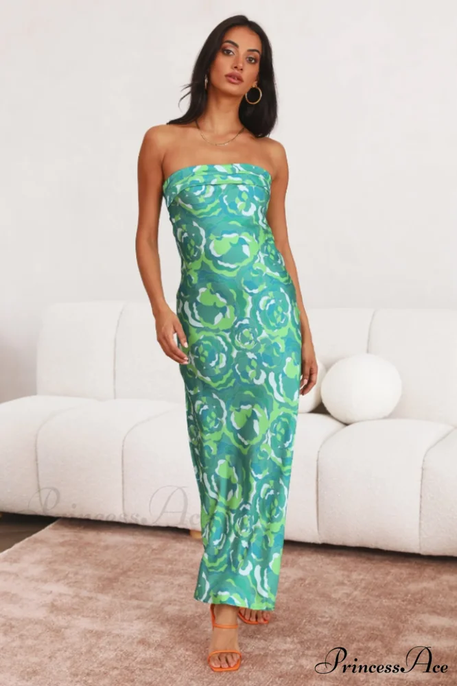 Kyra Satin Stylish Midi Dress - Image 5
