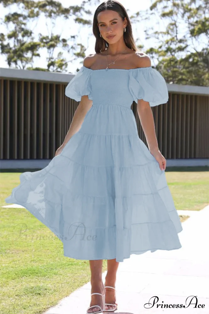 Anne Elegant Tiered Dress - Image 10