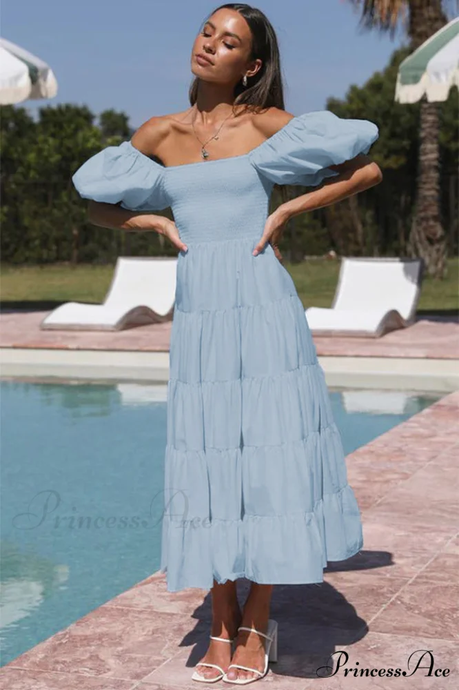 Anne Elegant Tiered Dress - Image 11