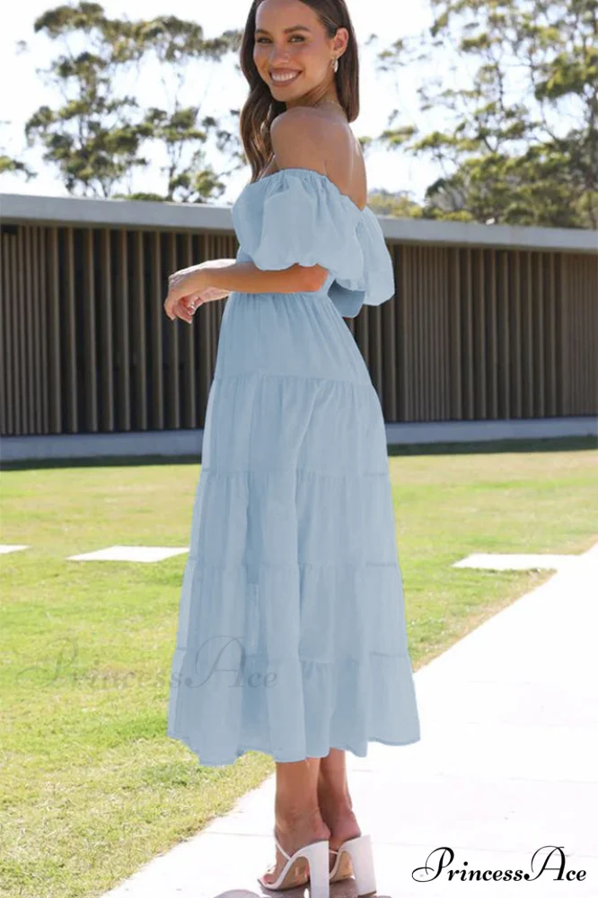 Anne Elegant Tiered Dress - Image 12
