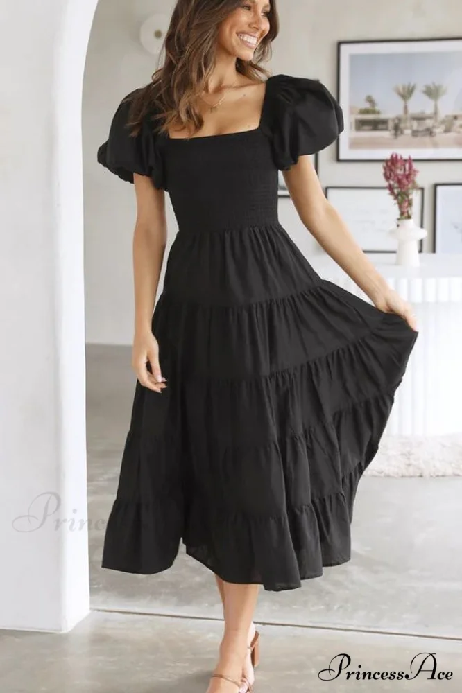 Anne Elegant Tiered Dress - Image 17