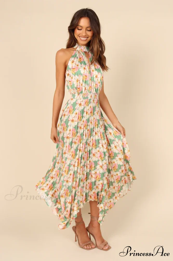 Dominique Elegant Midi Dress - Image 3