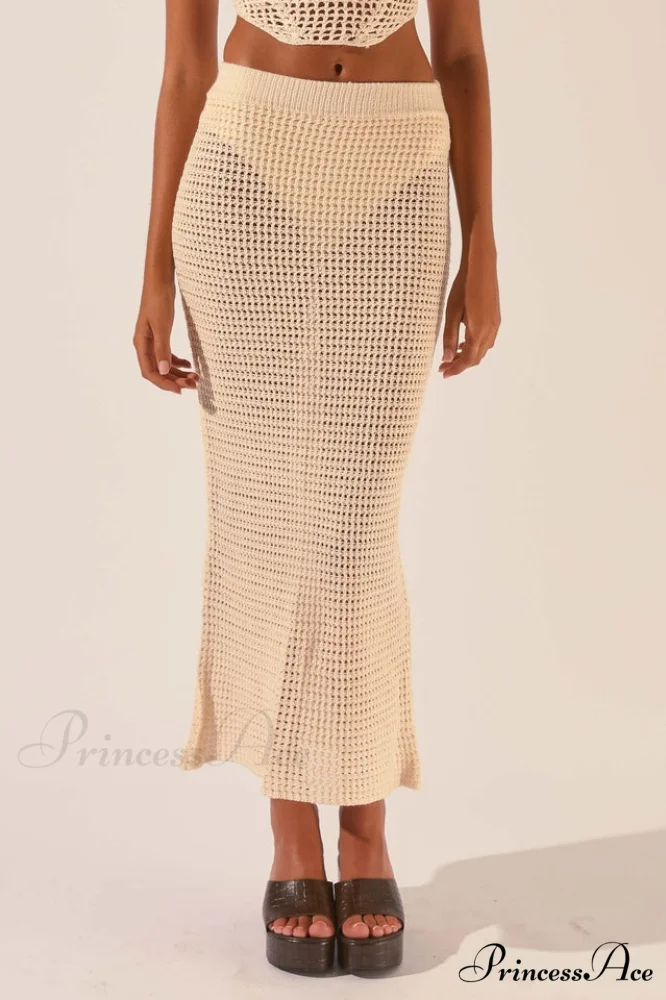 Crochet Midi Top Charming + Skirt Set - Image 7