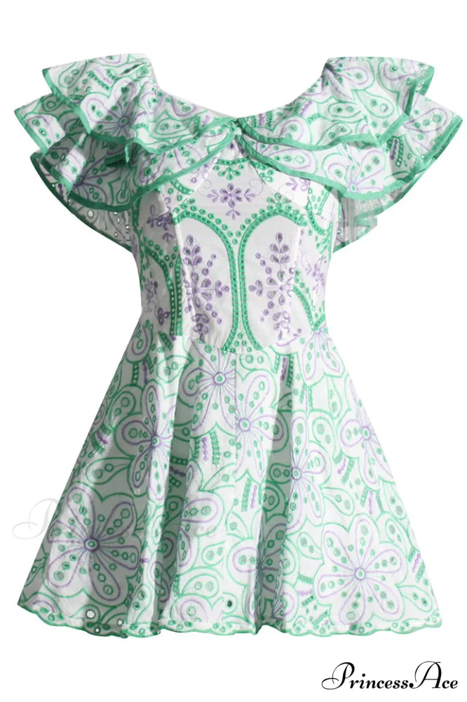 Dalia Elegant Mini Dress - Image 12