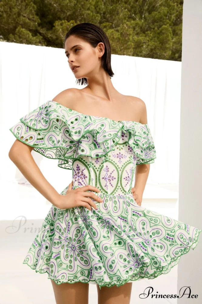Dalia Elegant Mini Dress - Image 6