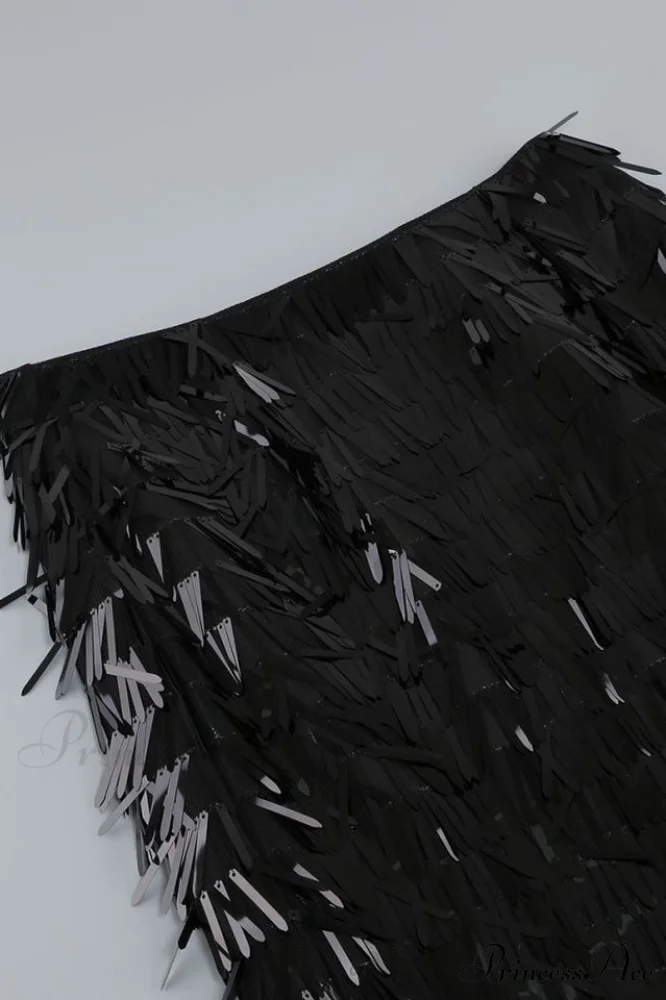 Aleyna Feather Top Charming + Sequin Skirt Set - Image 11