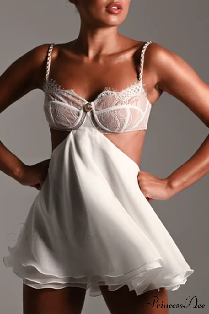 Frenchie Elegant Mini Dress - Image 4