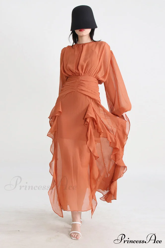Leonie Ballon Stylish Sleeve Maxi Dress - Image 2
