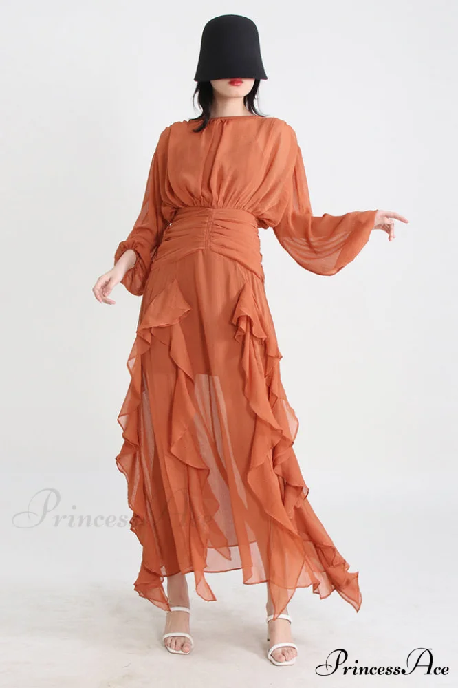 Leonie Ballon Stylish Sleeve Maxi Dress - Image 3