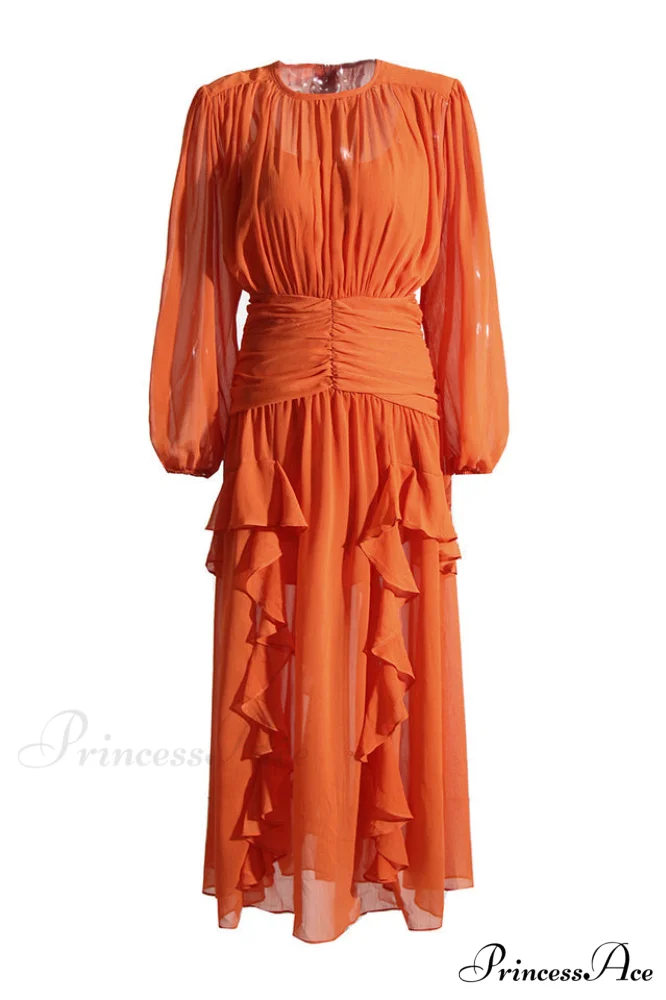 Leonie Ballon Stylish Sleeve Maxi Dress - Image 6