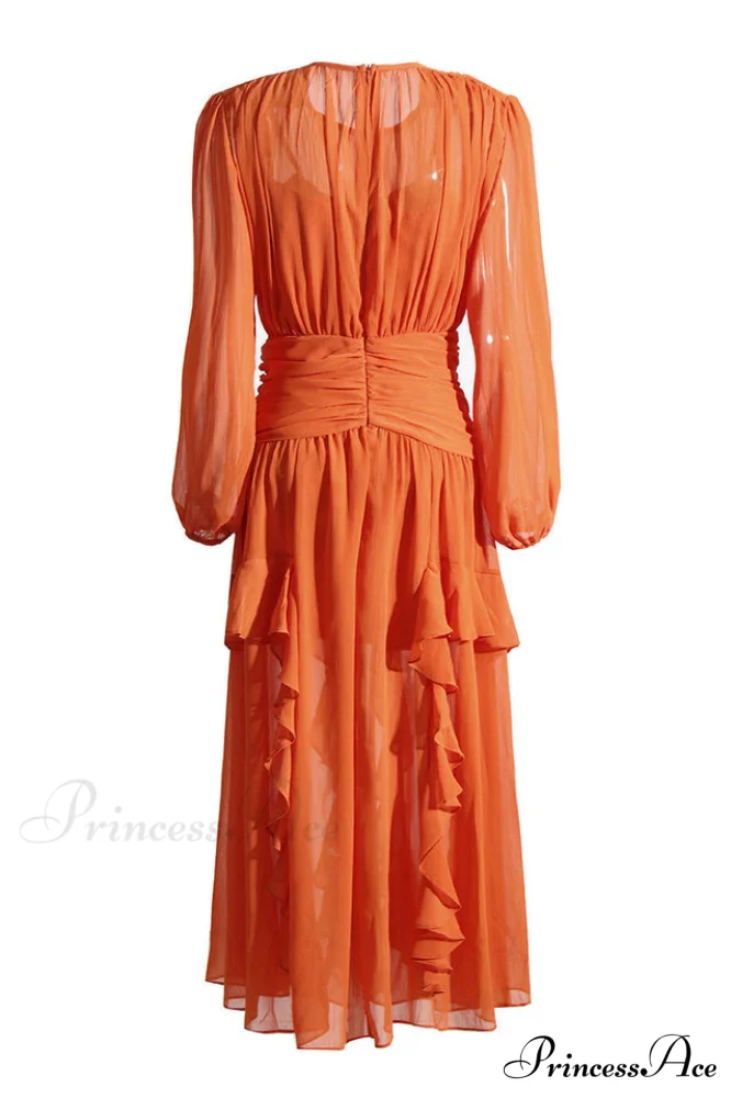 Leonie Ballon Stylish Sleeve Maxi Dress - Image 7