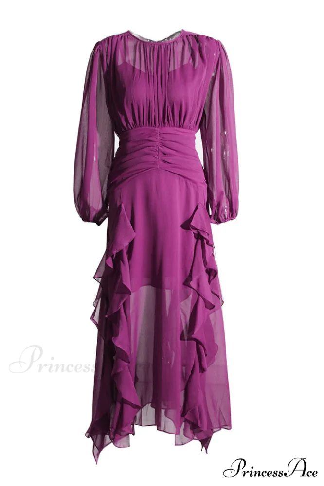Leonie Ballon Stylish Sleeve Maxi Dress - Image 8