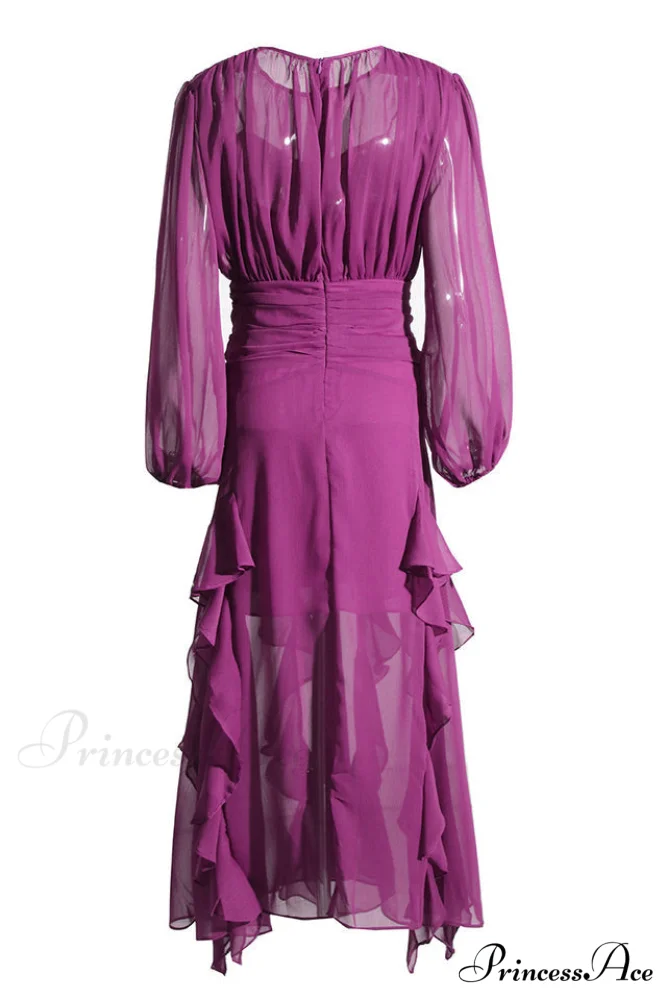 Leonie Ballon Stylish Sleeve Maxi Dress - Image 9