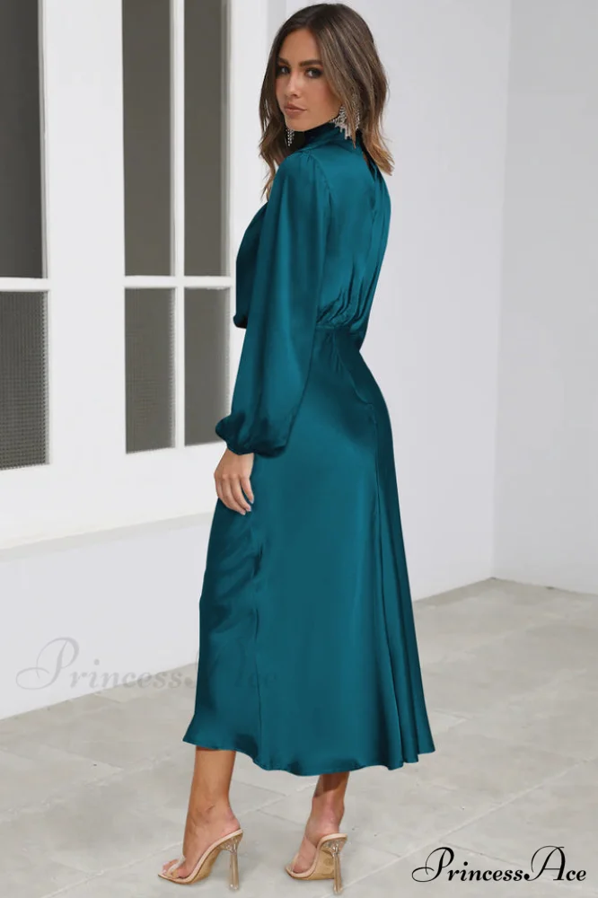 From The Source Charming High Neck Bridal Dress - Image 10