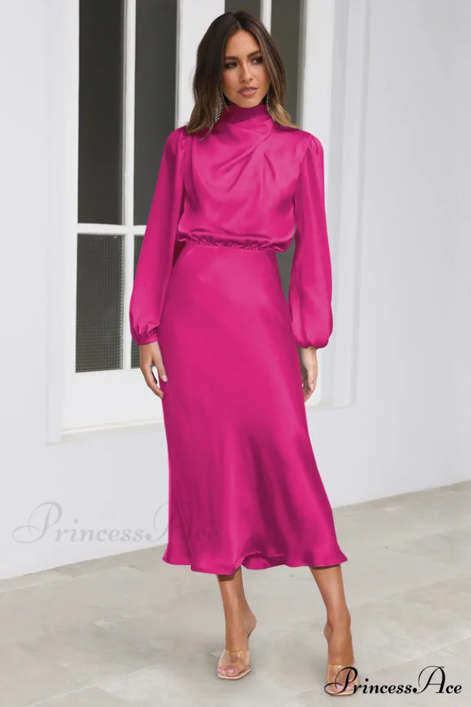 From The Source Charming High Neck Bridal Dress - Image 15