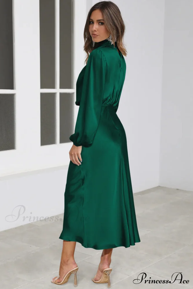 From The Source Charming High Neck Bridal Dress - Image 2