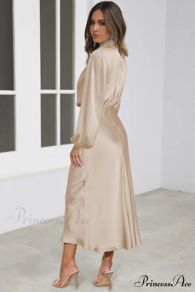 From The Source Charming High Neck Bridal Dress - Image 21
