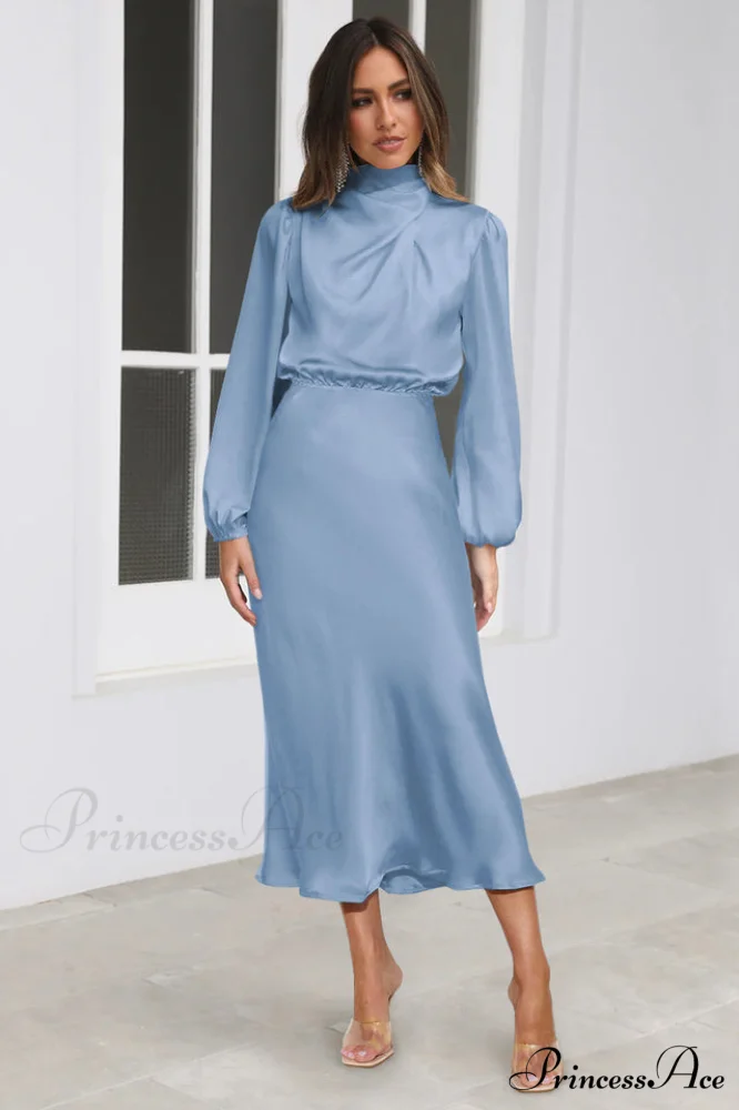 From The Source Charming High Neck Bridal Dress - Image 22