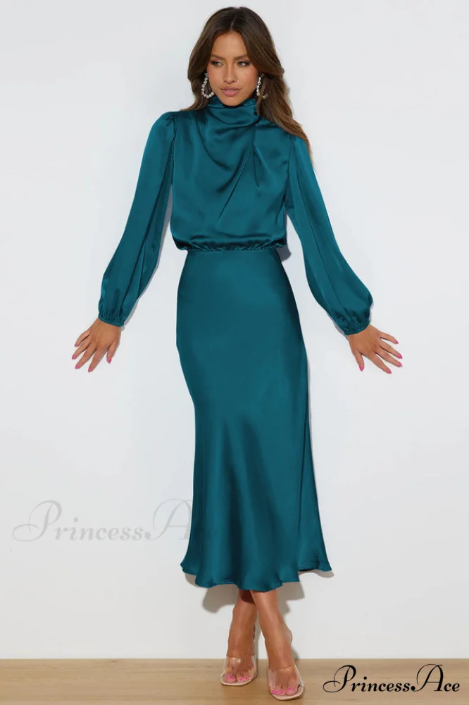 From The Source Charming High Neck Bridal Dress - Image 7