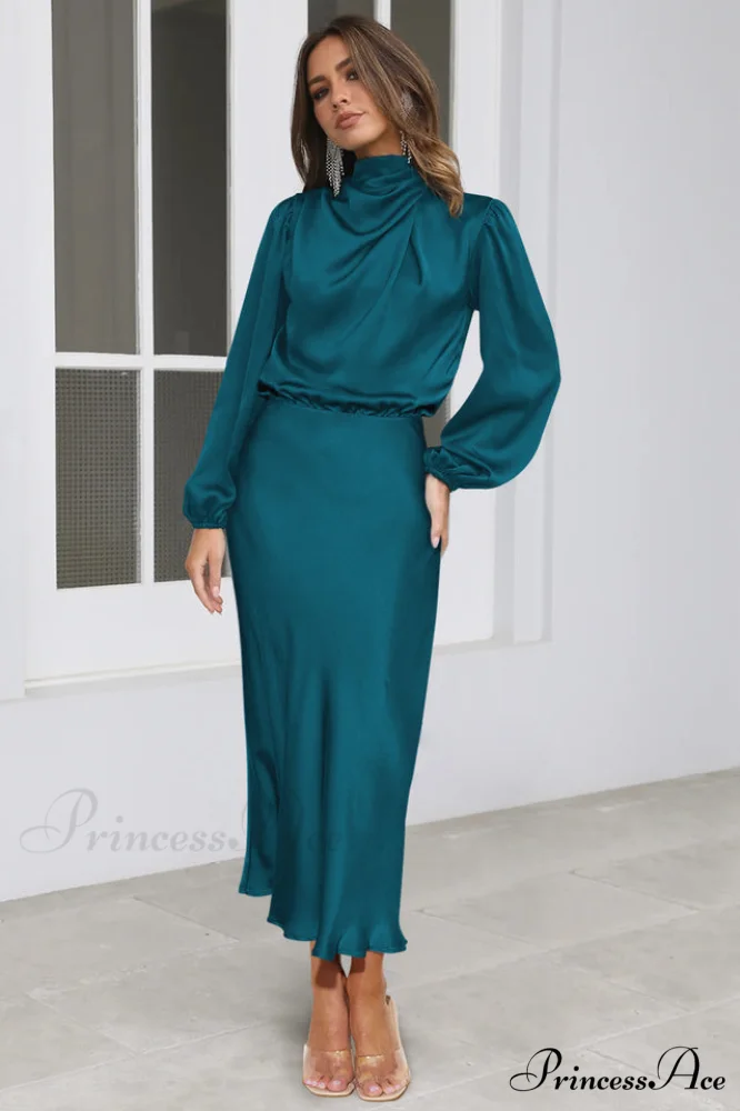 From The Source Charming High Neck Bridal Dress - Image 9