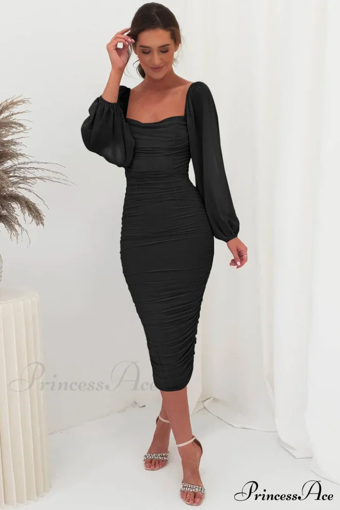 Brooklyn Love Stylish Midi Dress - Image 14