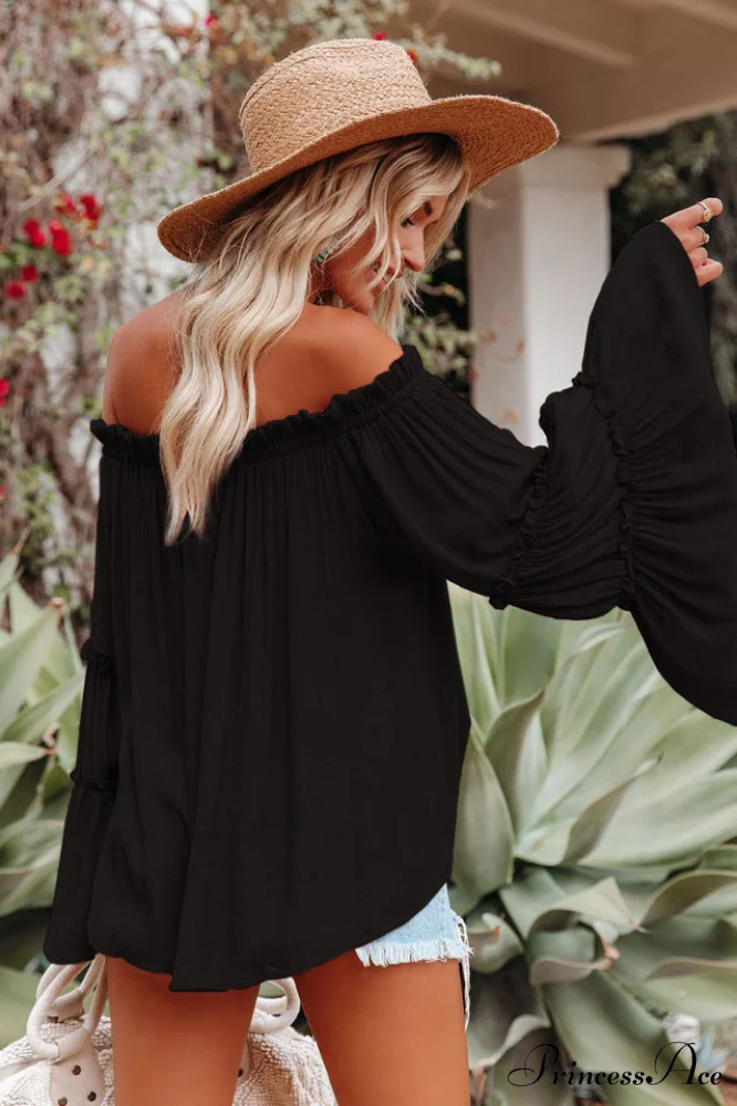Bamboo Flare Stylish Sleeve T-shirt - Image 15