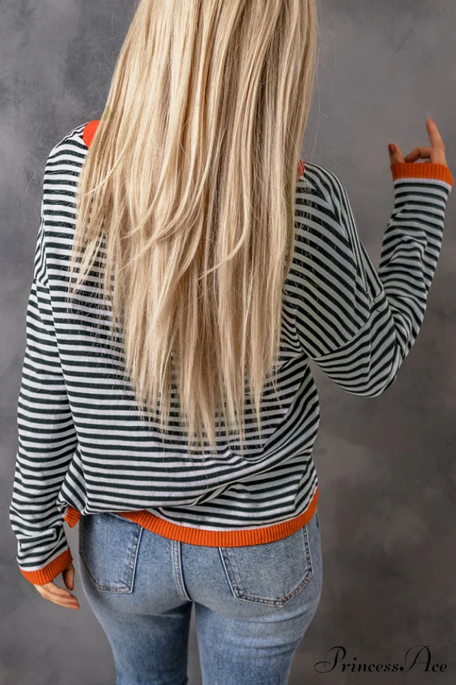 All Around The Charming Way Striped Top - Image 2