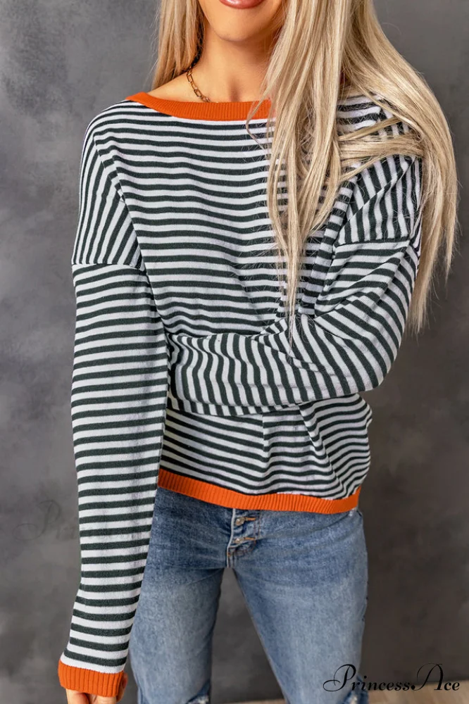 All Around The Charming Way Striped Top - Image 3