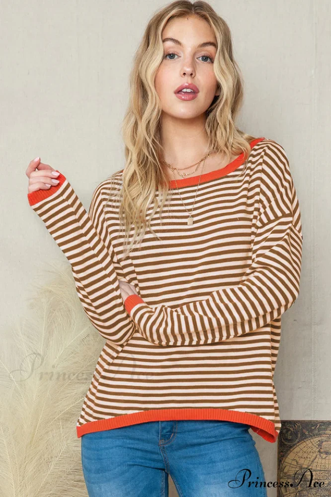 All Around The Charming Way Striped Top - Image 6