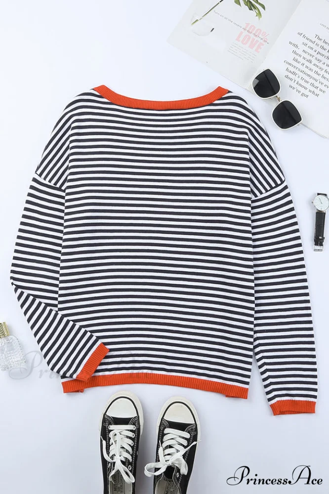 All Around The Charming Way Striped Top - Image 8