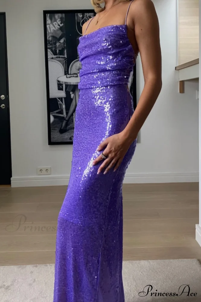 Emilina Sequin Stylish Backless Maxi Dress - Image 2